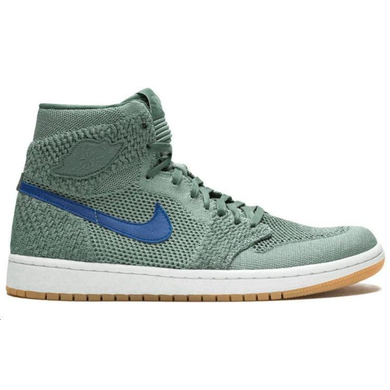 Jordan 1 Retro High Flyknit Глина Зеленый Jordan 919704-333
