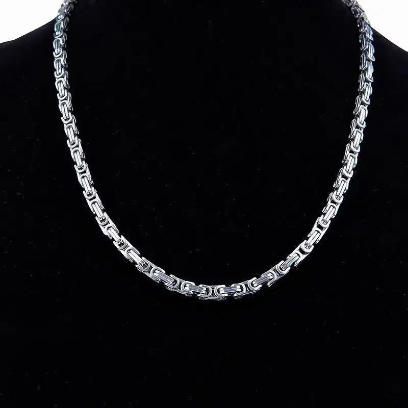 Тонкая Сплошная Цепь Серебристый Цвет Золота 18K 5MM Ожерелья Классическое Великолепное для Мужчин Женщины Мальчика Изящные Украшения Свадебная вечеринка 20 дюймов 50 см