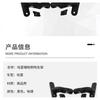 Harley-Davidson Touring Softail Turn Signal Mount Bracket With Front Rear Auxiliary Light Support Black Chrome