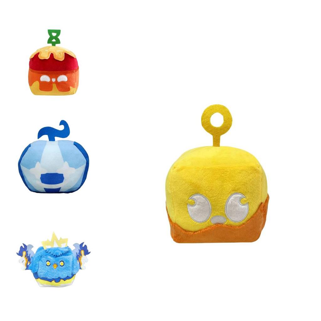 Милая плюшевая игрушка Blox Fruits высотой 15 см, мягкая и приятная на ощупь, набивная игрушка