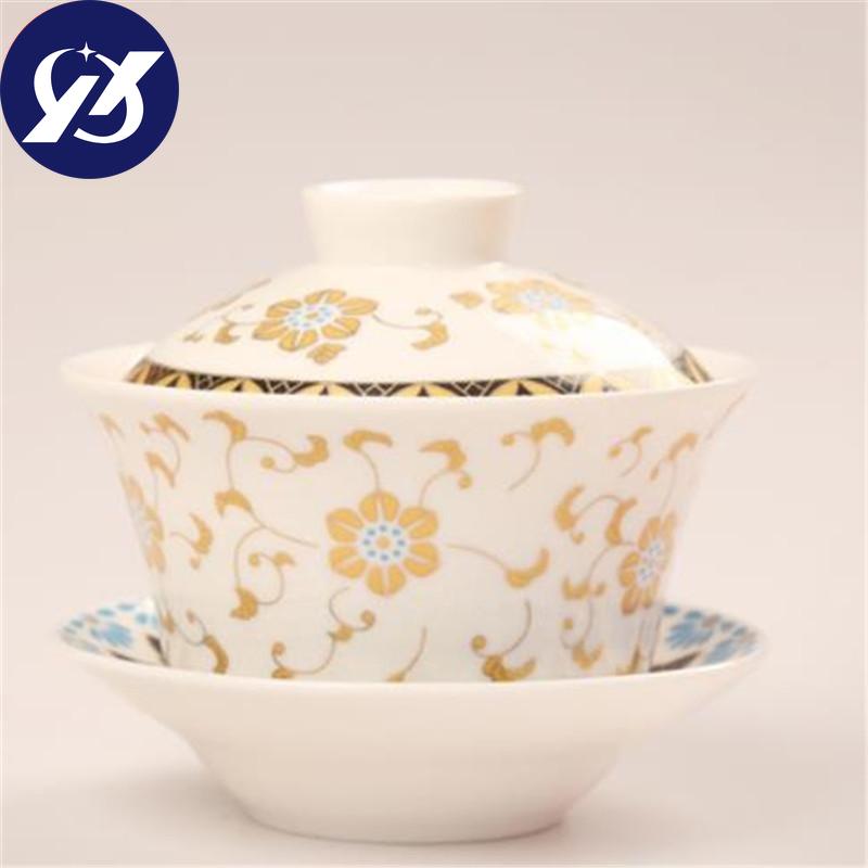 Керамический традиционный C nese Gaiwan с ручной росписью офисный чайник Дракон Ретро чайные чаши с крышкой Посуда для напитков