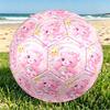 Care Bears Print Size 5 Soccer Ball, PU Wear Resistant Football for Match Training and Daily Practice, Birthday Gift for Soccer Fans