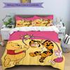 3pcs set Pooh Bear Tigger1pc of quilt cover+2pcs of pillowcase, no core, print bedding, All Seasons Bedroom Setting035