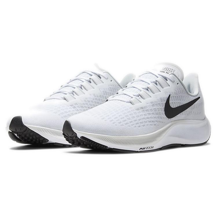 Nike Air Zoom Pegasus 37 'Pure Platinum' (Unisex) White / Pure Platinum / Black Running Shoes BQ9646 100