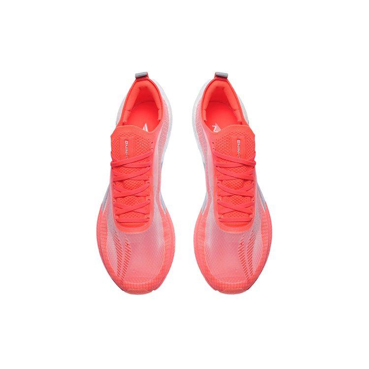 Мужские беговые кроссовки Li Ning Feidian 2 Elite, низкие, стандартные, цвет Белый/Неоновый Фруктовый Красный, ARMS017-1