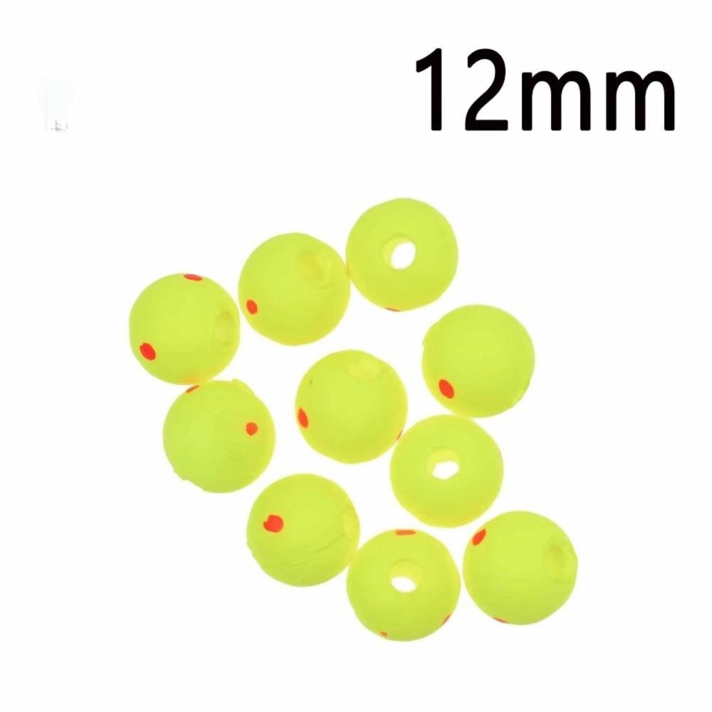 50pcs High Buoyancy Fishing Floats Foam Balls Fishing Strike Indicator Fishing Beads Bottom Fishing
