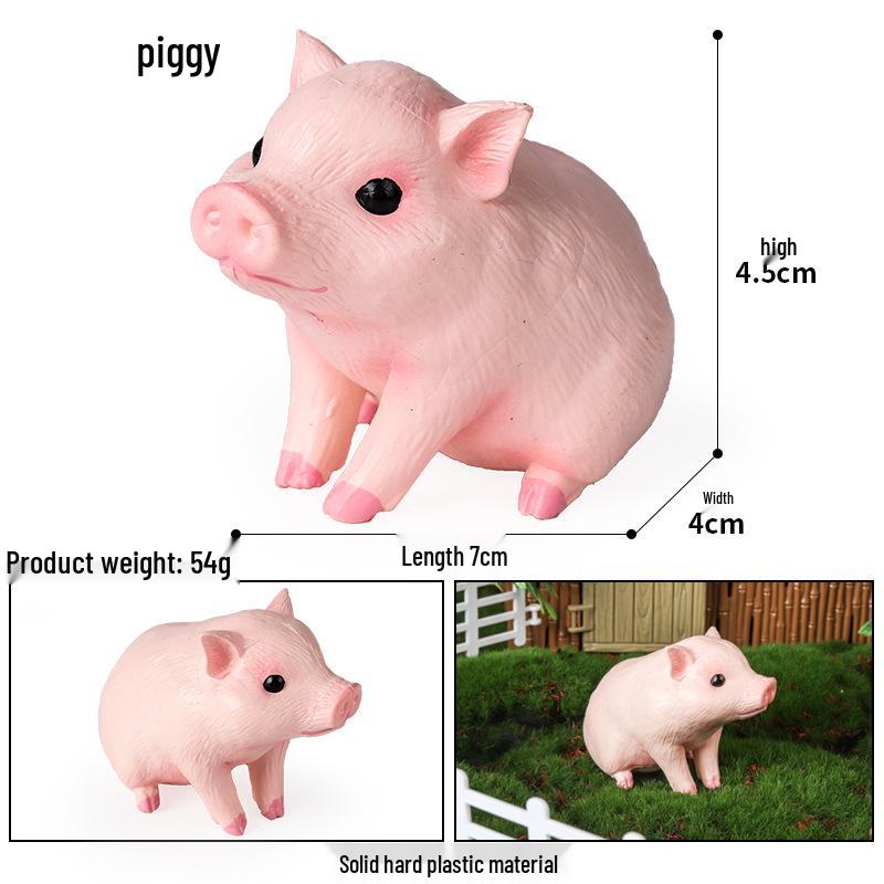 Cute Animal Models: Japanese Raccoon, Flying Squirrel, Monkey, Rabbit, Squirrel, Shiba Inu, Tiger, Lion, Lizard Toy Set