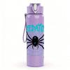 1PC Spider Predator Pattern 750ml Color Plastic Sports Water Bottle Leakproof Flip Straw Lid Suitable for Sports Office Home Use