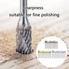 Set of 10 Alloy Steels Grinding Head Double Cut Rotary Burrs Grinder Bits for Precisions Metal and Woodworking Tasks