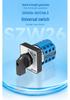 Zhuochao SZW26 Universal 2-Position Rotary Switch