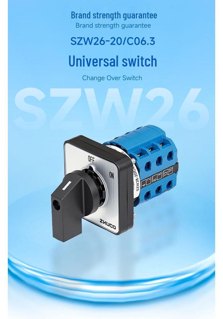 Zhuochao SZW26 Universal 2-Position Rotary Switch