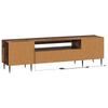LED TV Stand ZWOLLE 153 x 35 x 43 cm Reclaimed Wood Engineered Wood