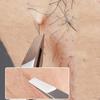 Stainless Steel Oblique Eyebrow Clip Eyebrow Tweezers Eyelash Extension Double Eyelid Tweezers Tool Hair Removal Tools