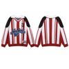 American Vintage Color Block Knit Sweater Loose Fit Pullover Teens Casual Daily Wear
