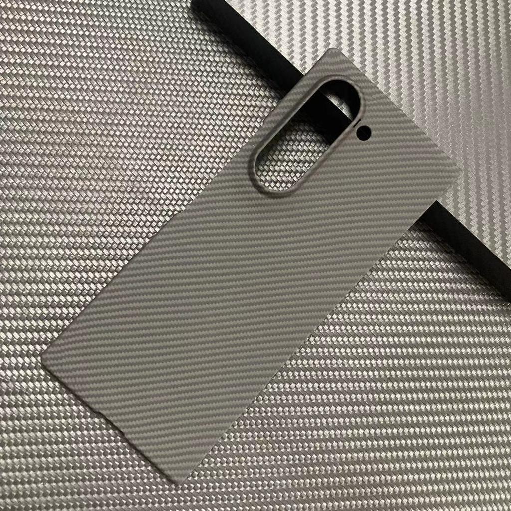 Новый Кевлар Подходит для Samsung Zfold6 Ультратонкий Чехол для Мобильного Телефона Материал Арамидное Волокно Жесткий Чехол Волнистый Узор