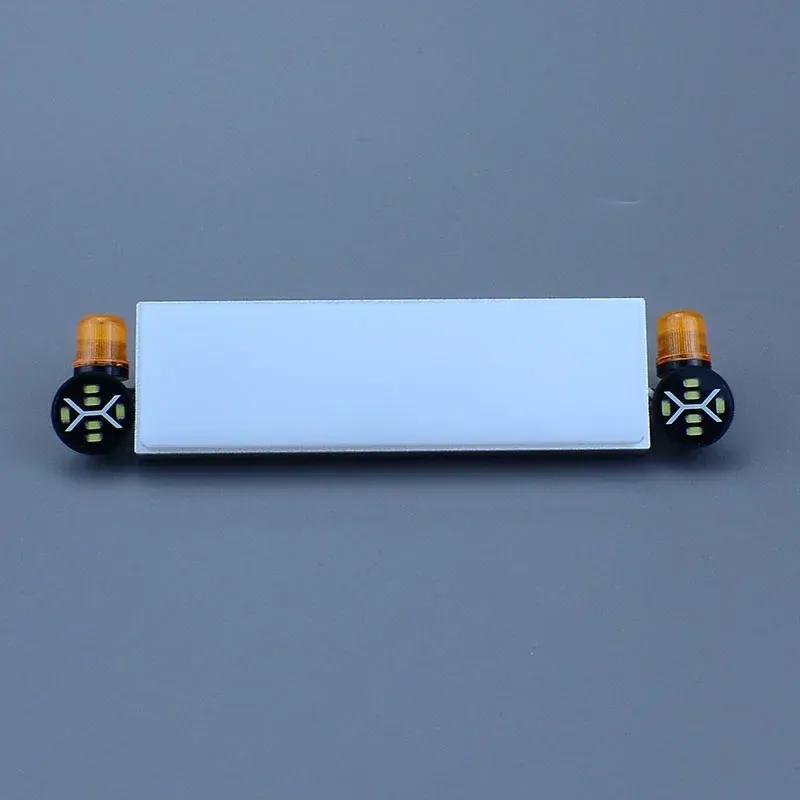 LED Roof Light Box Spotlight Rotating Lamp for 1/14 Tamiya RC Dump Truck SCANIA 770S R620 Volvo FH16XL 750 BENZ Arocs MAN Car