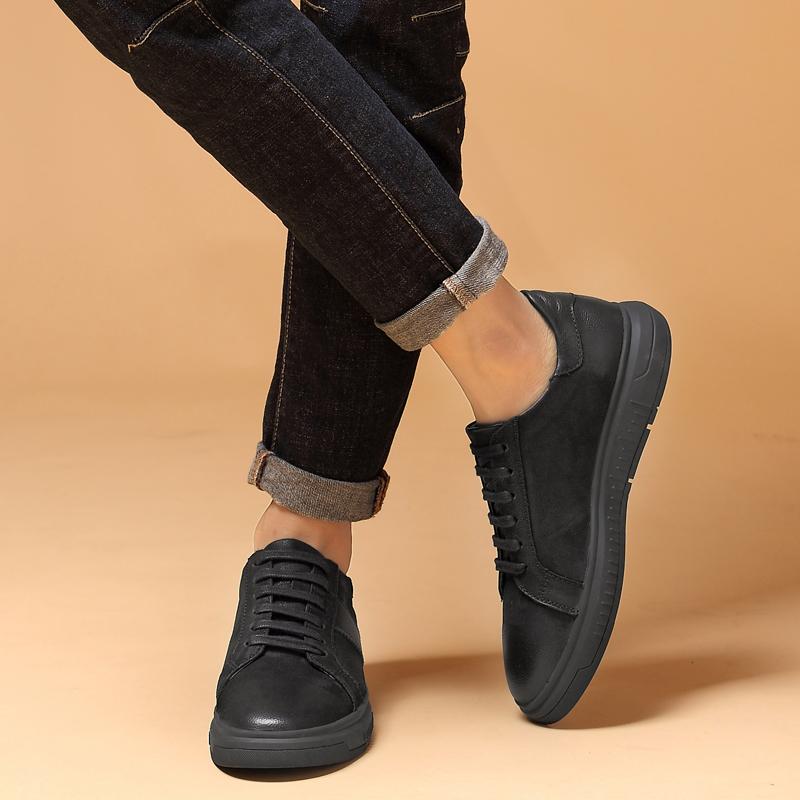 Новые мужские повседневные туфли, модная обувь люксового бренда, дизайнерская обувь из натуральной кожи, удобная дышащая мужская обувь, нескользящие кроссовки для активного отдыха