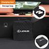 AIY1 Car Leather Storage Bag High-capacity Auto Trunk Handbag For Lexus F SPORT LBX NX RX 350h 450h Plug-in Hybrid ES UX 300e GS GX