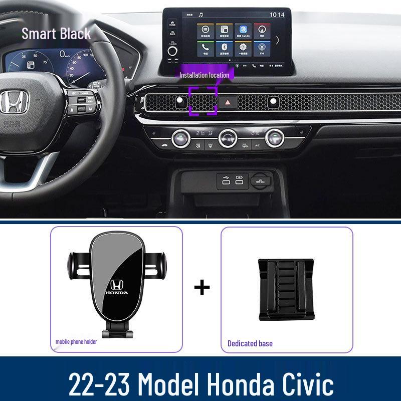 Совместимый держатель для телефона для Honda Civic (2016-2023) 9-е, 10-е, 11-е поколение – Кронштейн для навигации.