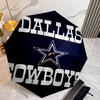Dallas Cowboys Umbrella with Automatic Open/Close & Self-8-Rib Heavy-Duty Umbrella, Compact Travel Umbrella Suitable for Outdoor