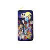 Nightmare Before Christmas PU Long Zip Wallet for Women Jack Skellington Print Clutch Purse Makeup Bag 3pcs