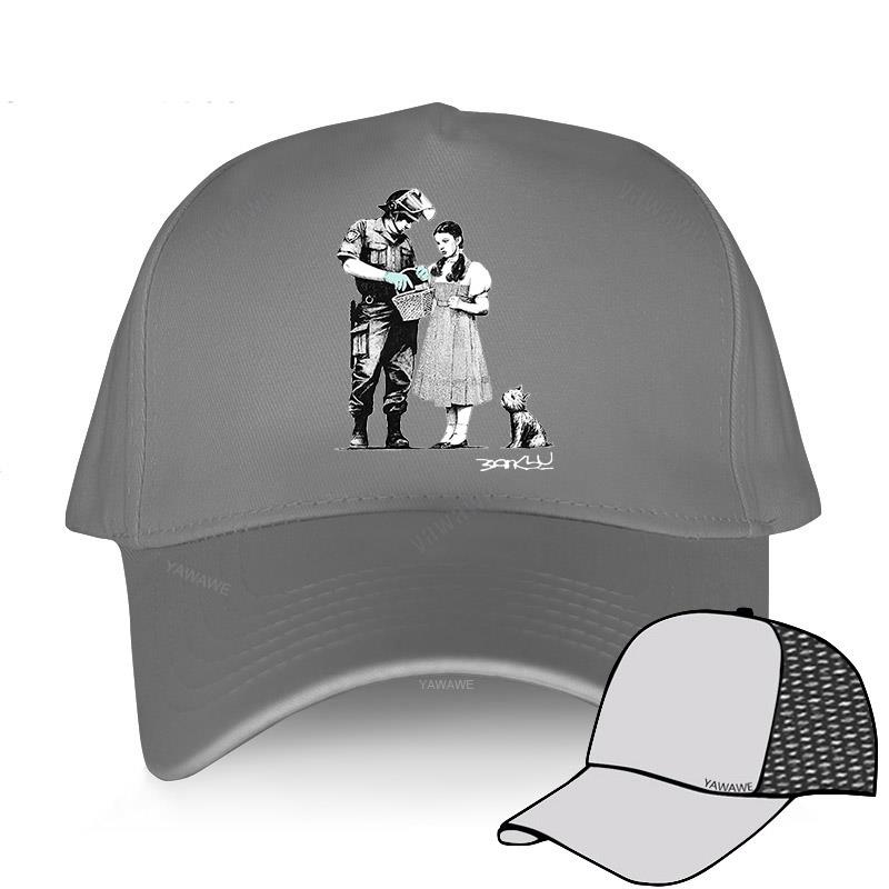 Уличная бейсбольная кепка Snapback, черные хлопковые шляпы, Бэнкси Дороти из страны Оз, мастер Stop And Search, мужская и женская кепка в стиле хип-хоп, шляпа от солнца