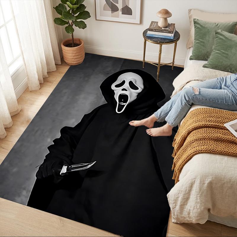 Ghostface Living Room Nonslip Area Rug Soft Carpet For Bedroom Game Playroom Sofa Office Home Decor Doormat Christmas Gift C926573