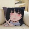 Kakegurui Аниме Юмеко Жабами Квадратная Наволочка для Диванной Подушки Однотонная Декор Гостиной Дома Чехол для Подушки