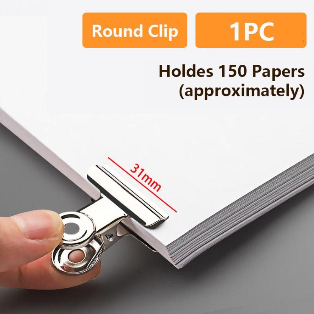 Universal Mountain Shaped Clip Stainless Steel Bill Clip Multifunctional Clamp  School Office