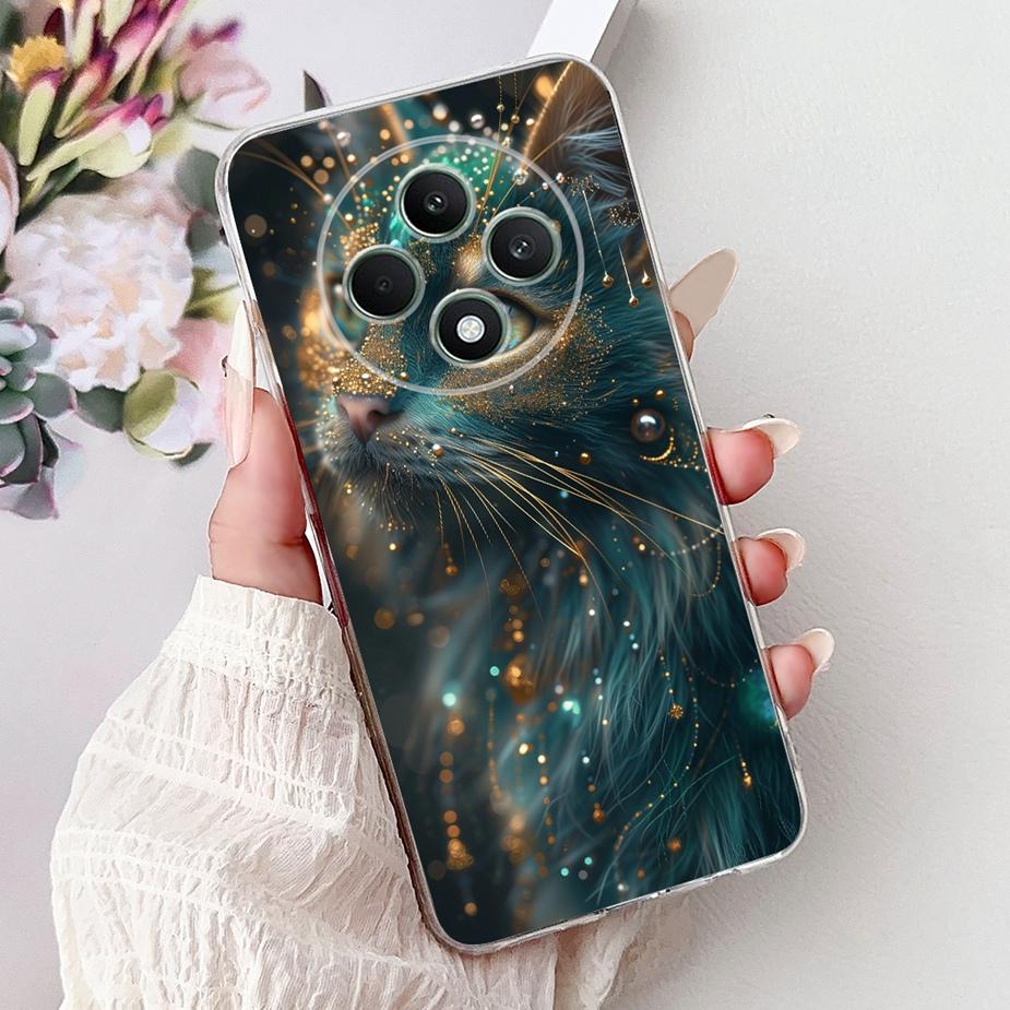 Чехол для Oppo Reno 12F 4G CPH2687 Милый Модный Расписной Чехол Мягкий Силиконовый Чехол для Телефона Для Oppo Reno12 F Reno 12 FS Reno12F Корпус