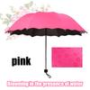 Magic Folding Umbrella with Rainwater Pattern Windproof Sunshade Umbrella Outdoor Sports UV Protection Umbrella Umbrella Woman