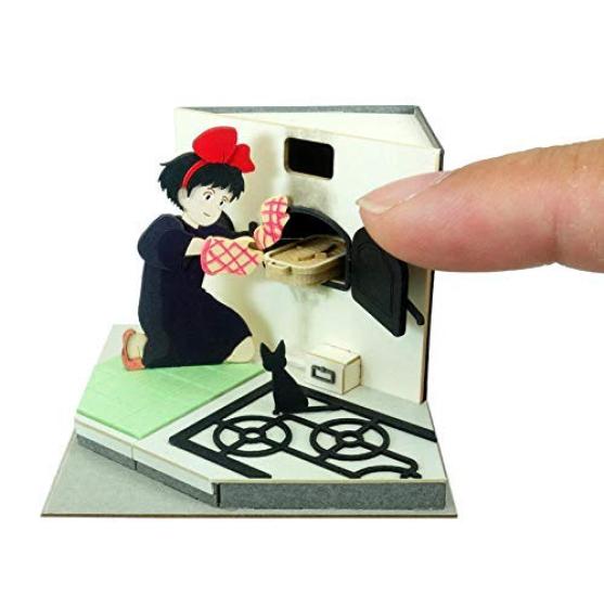 Sankei Studio Ghibli мини Служба доставки Селедка Пирог Бумажная модель Разноцветный Кики MP07-93