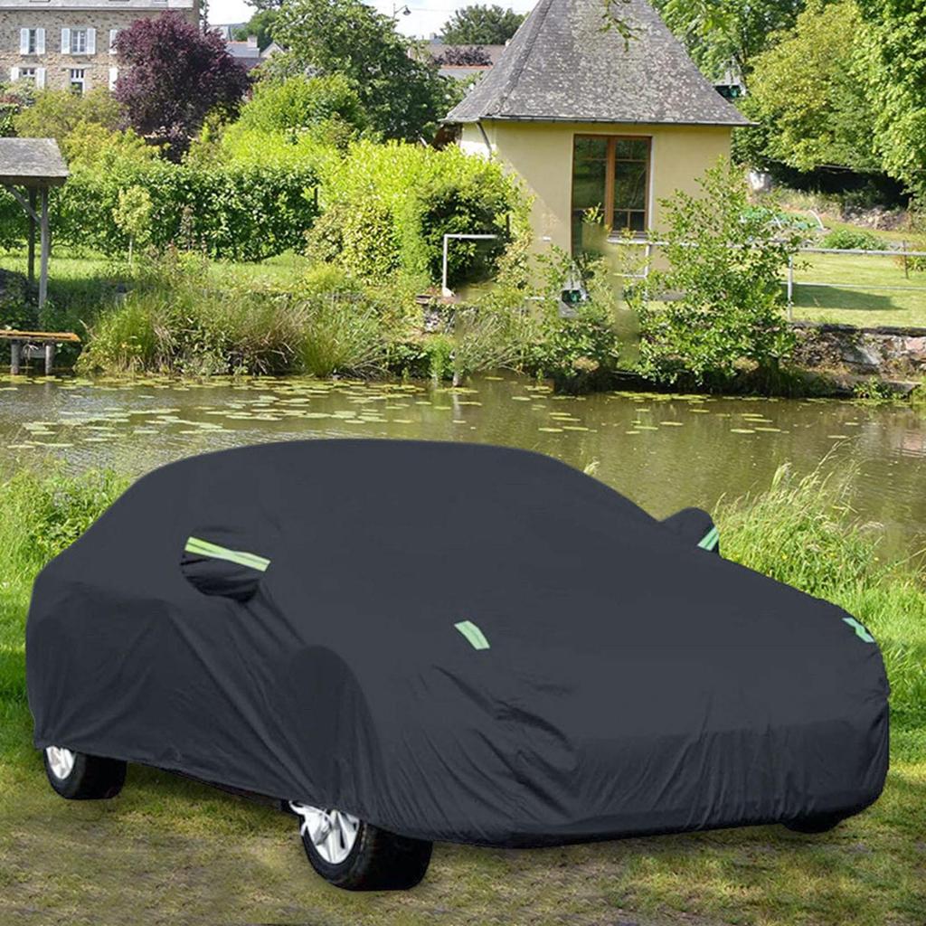 Автомобильный чехол, наружная защита, полный внешний снежный чехол, солнцезащитный козырек, пылезащитный защитный чехол, универсальный для хэтчбека, седана, внедорожника