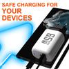 65W GaN Fast Charger: QC 3.0 & PD with 9V/12V for EU/US, Ideal for Laptops & USB Devices