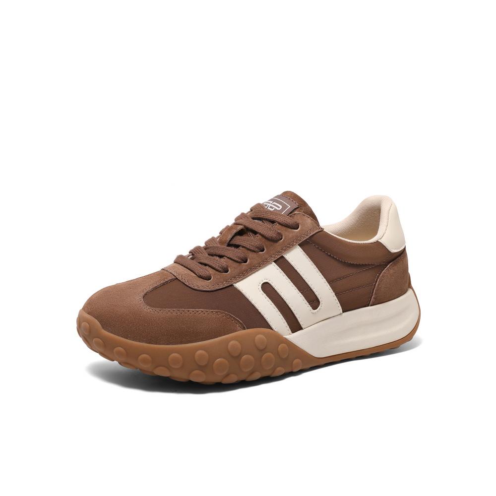 Belle casual comfortable Forrest Gump shoes for women 2024 autumn new color blocking fashionable board shoes