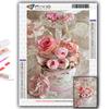 Diamond Painting Pink Roses Diamond Mosaic Craft Diamond Embroidery Painting