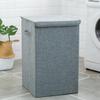 Foldable Waterproof Laundry Basket - Large Cotton & Linen Storage for Dirty Clothes
