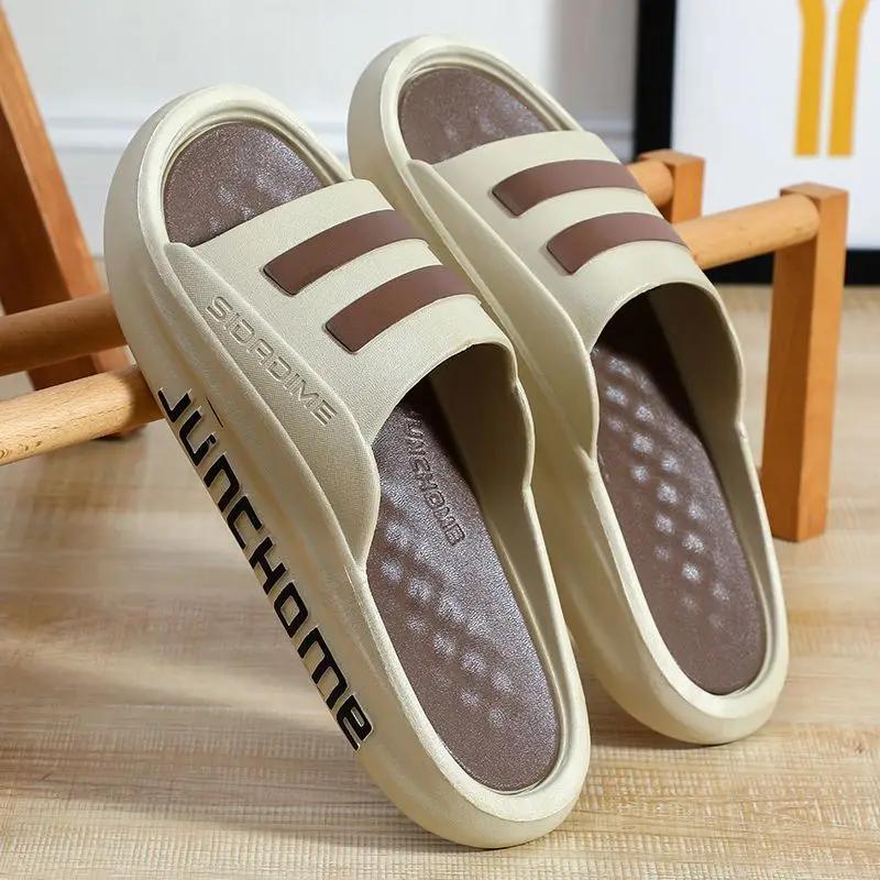 Обувь Комнатные Сандалии Мужские ПВХ Нескользящие Домашние Тапочки для Мужчин Дом Высокое Качество Модные Удобные Низкая Цена