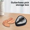 3D Printed Guitar Pick Box Ukulele Bass Acoustic Folk Electric Guitar Beat Pick Plectrum Holder Storage Case Guitar Accessories Guitarists Gift