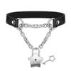 Stainless Steel Slip Chain Ring Cuban Long Chain Fashion Slipchain Choker Collar  For Women Men