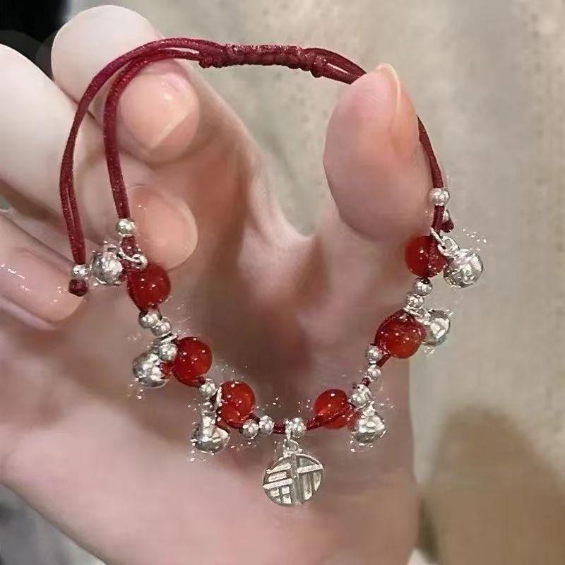 Браслет с колокольчиком зодиака Miaojiang Girl Xiangyun - дизайн в китайском стиле высшего класса