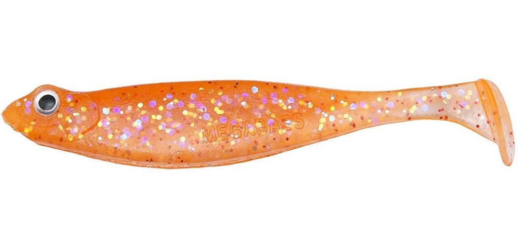 Megabass Мягкая приманка Hazedong Shad SW 3 дюйма прозрачно-оранжевый (1399)