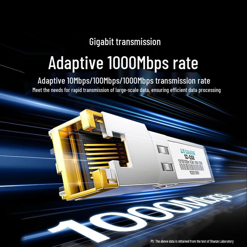 Shan Ze SFP/SFP+ Optical to Ethernet Transceiver Module