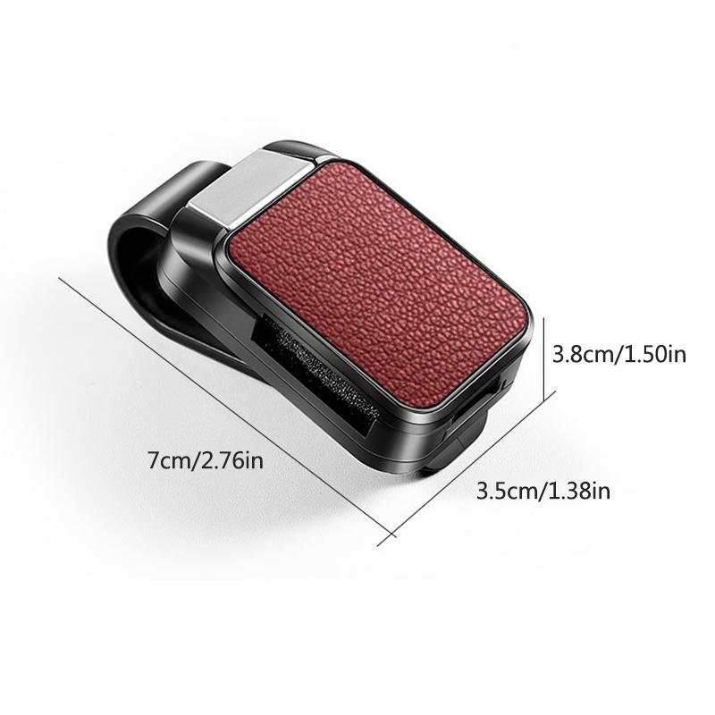 UWGK8 Car Visor Sunglasses Clip Goat Leather Magnetic Eyeglasses Holder Accessories For BMW Mini Cooper Clubman Countryman R55 R56 R57