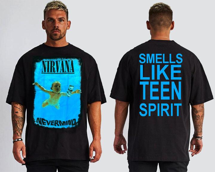 26 NIRVANA NEVERMIND FRONT AND BACK PRINT T SHIRTS MEN'S SIZES Unisex T-Shirt