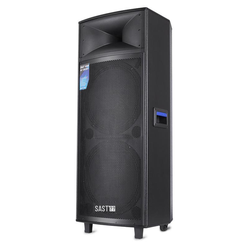 Sangean 1507 Двойная 15-дюймовая уличная Bluetooth-колонка с мощными басами и высокой громкостью