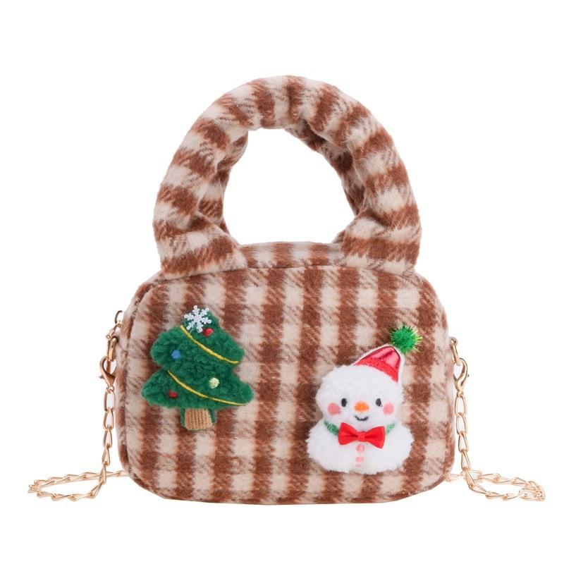 And Fun Breathable Childrens Bag With Eyecatching Christmas Tree And Strap Chain