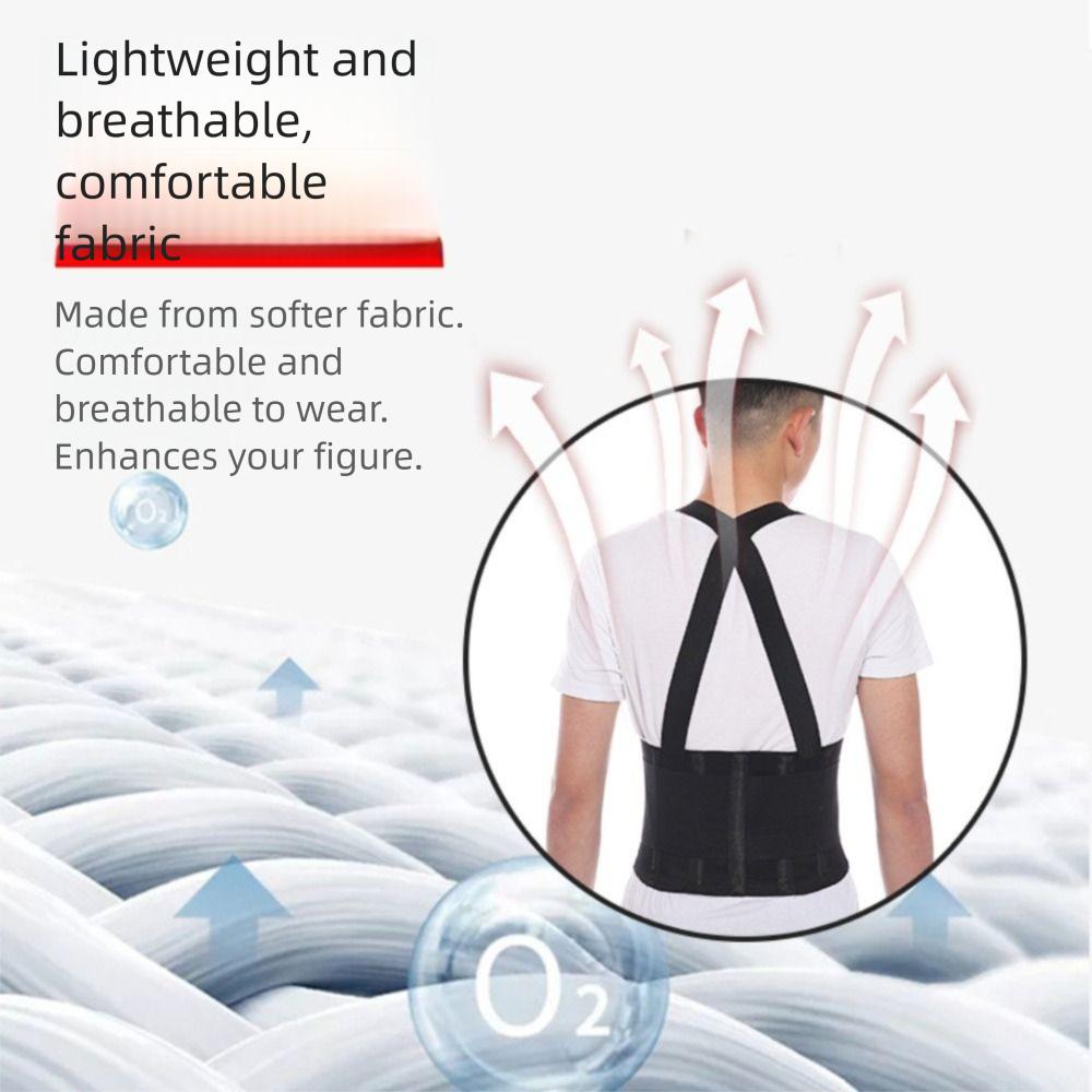 Breathable Strap Waist Trainer Belt Dual Adjustable Sports Lumbar Support Brace Men/Women
