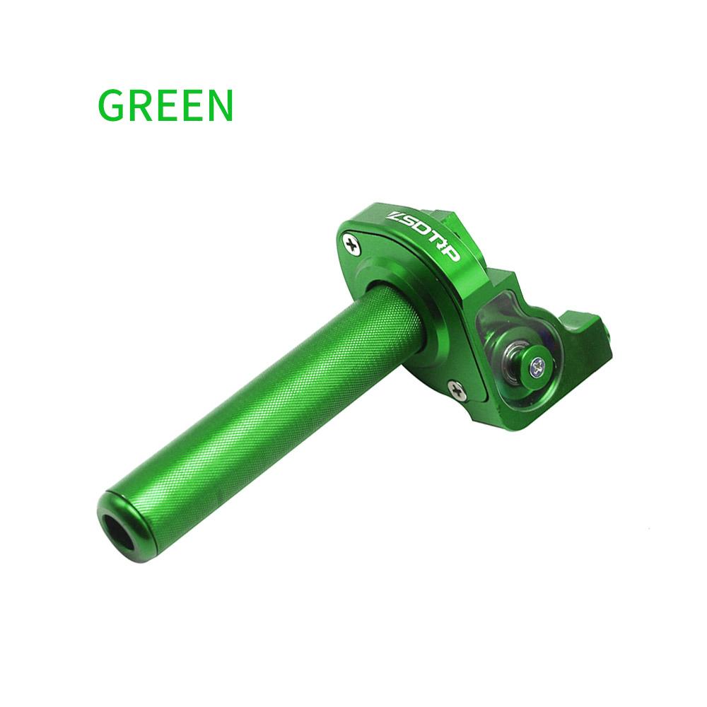 ZSDTRP 7/8'' CNC Aluminum Twist Throttle Handle Grip + Cable Replacement For Dirt Bike Quad ATV Pit 50cc 125cc 150cc 250cc