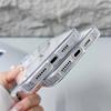 Магнитный прозрачный чехол для iPhone 16 E 15 14 13 12 11 Pro Max Plus mini XS XR Funda для Magsafe Силиконовый прозрачный чехол